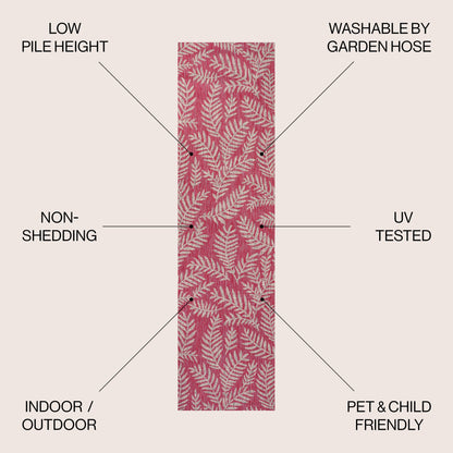 Tappeto per interni ed esterni JONATHAN Y Galon Palm Frond