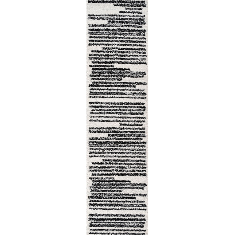 JONATHAN Y Aksil Tappeto moderno a righe berbero