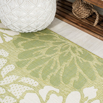 Tappeto per interni/esterni con trama floreale JONATHAN Y