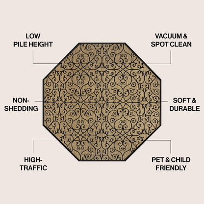 Tappeto per interni/esterni JONATHAN Y Ourika con trama testurizzata