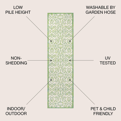 Tappeto per interni/esterni JONATHAN Y Ourika con trama testurizzata