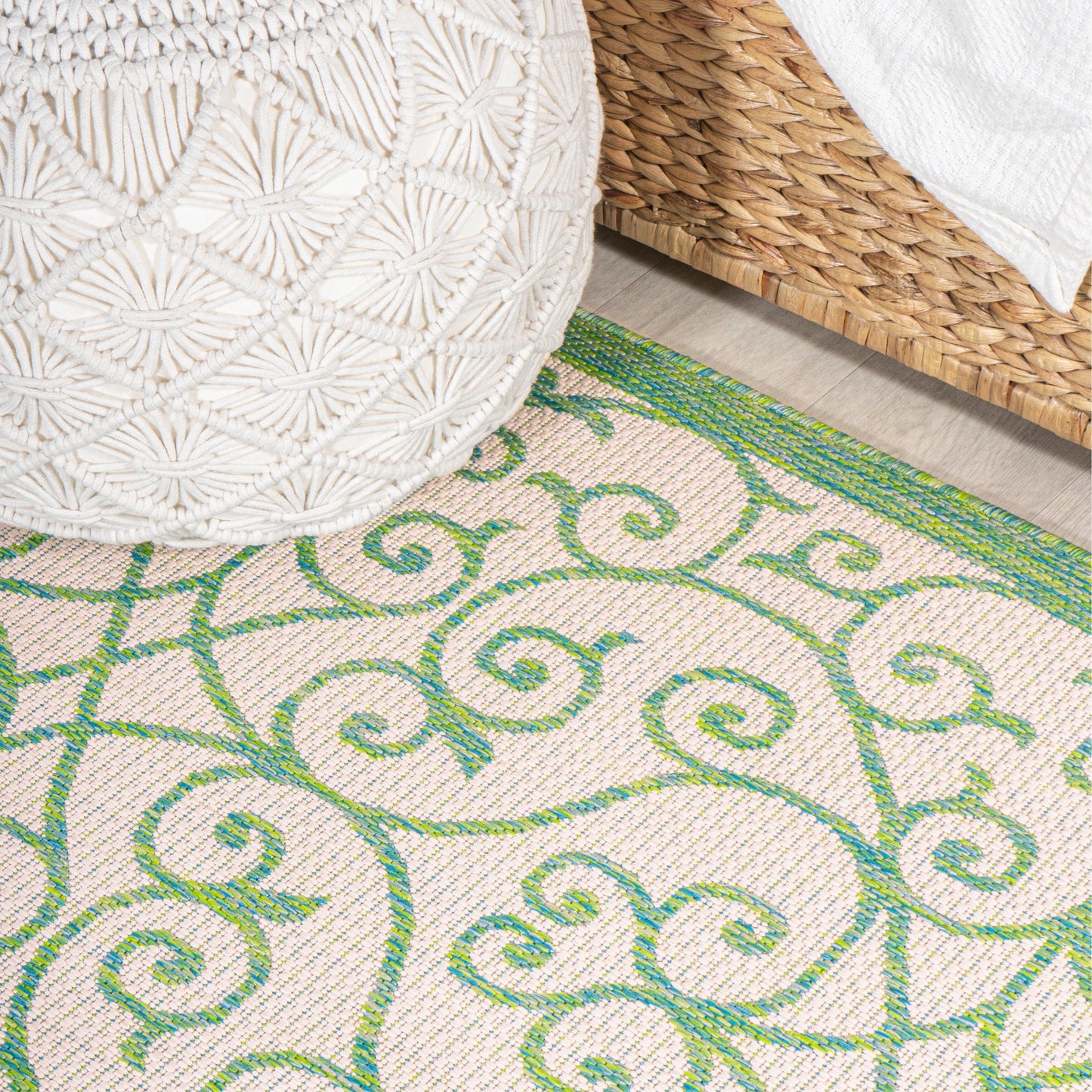 Tappeto per interni/esterni JONATHAN Y Ourika con trama testurizzata