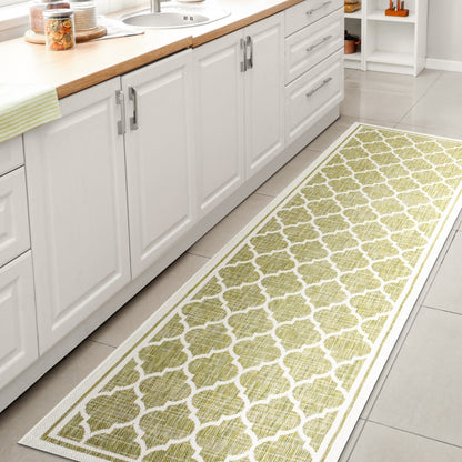 Tappeto per interni/esterni con trama testurizzata JONATHAN Y Zinnia