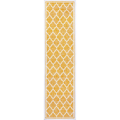 Tappeto per interni/esterni con trama testurizzata JONATHAN Y Zinnia