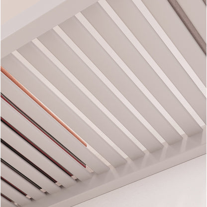 Sistema di armadi a muro in legno massello John Louis Home bianco