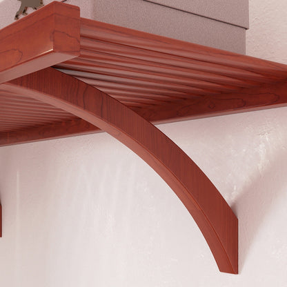 Sistema di armadiatura Simplicity in legno massello John Louis Home Reach-In Mogano rosso