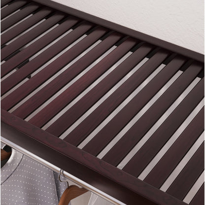 Sistema di armadiatura Simplicity Reach-In in legno massello John Louis Home Espresso