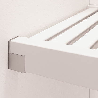 Sistema di armadi a muro John Louis Home in legno massello con 3 cassetti, bianco