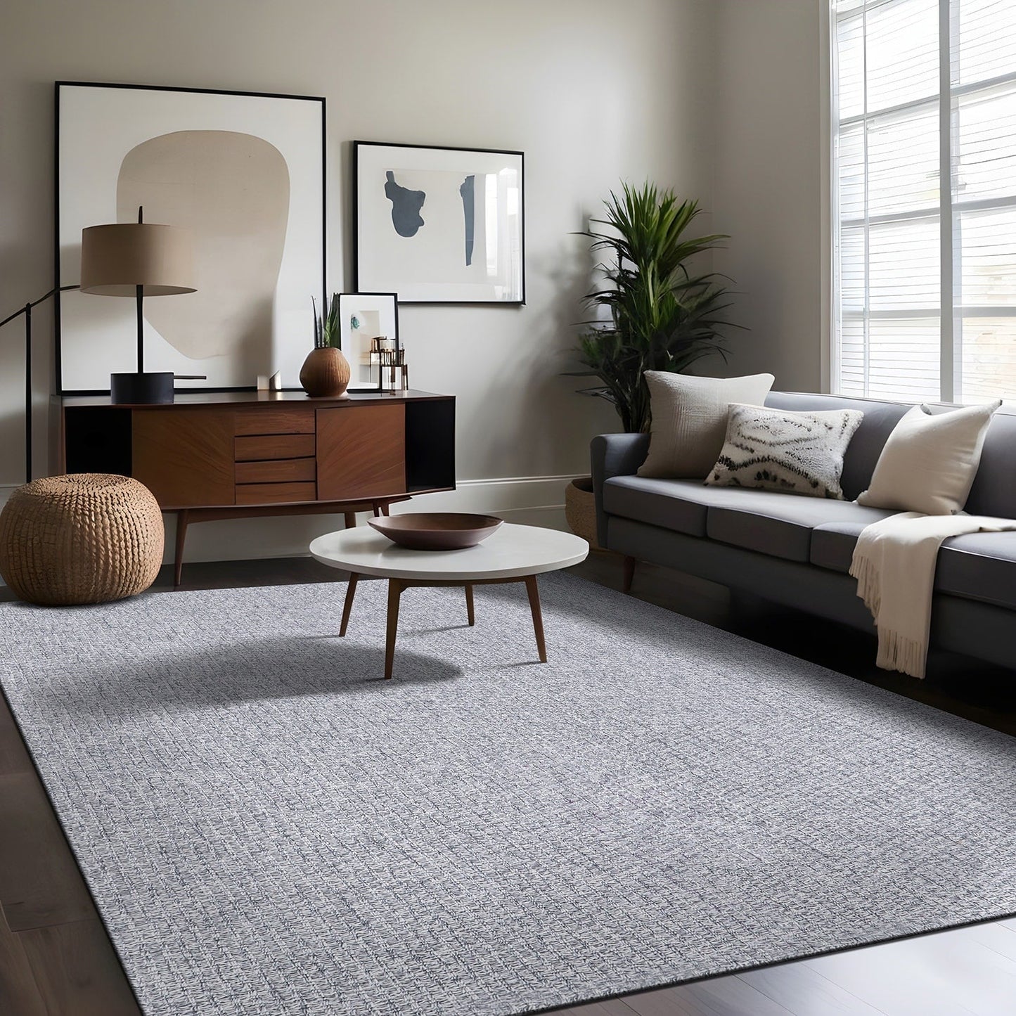 Tappeto Beverly in iuta anti-pelo, facile da pulire