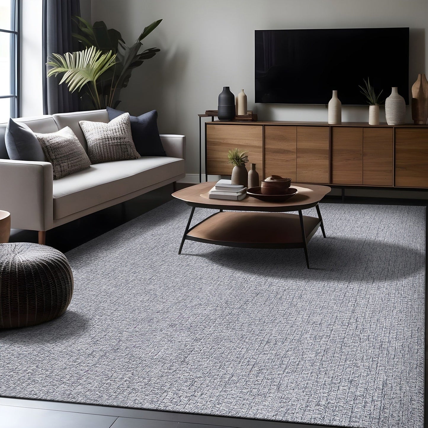 Tappeto Beverly in iuta anti-pelo, facile da pulire