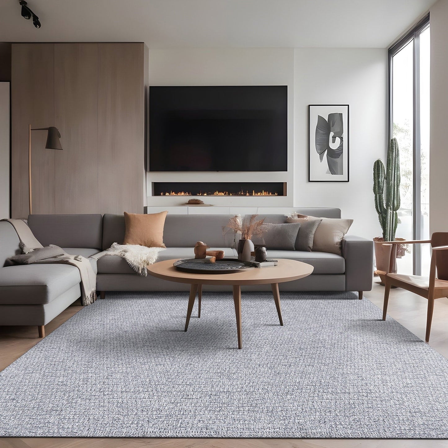 Tappeto Beverly in iuta anti-pelo, facile da pulire