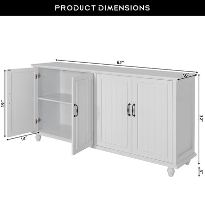 Credenza da cucina, mobile bar, mobiletto portaoggetti decorativo