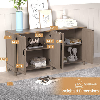 Credenza da cucina, mobile bar, mobiletto portaoggetti decorativo