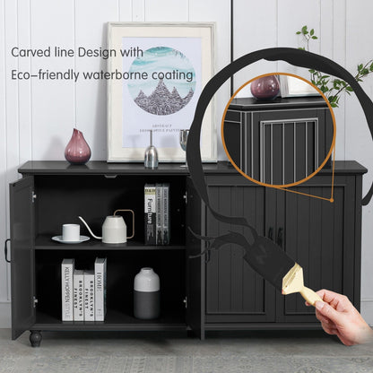 Credenza da cucina, mobile bar, mobiletto portaoggetti decorativo