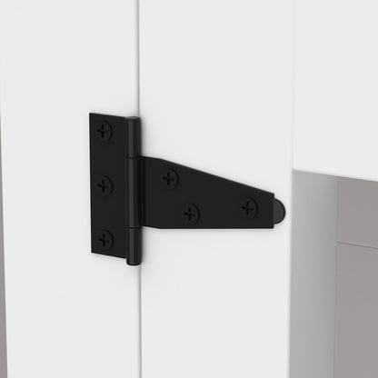 Grande cuccia angolare per cani per 2 cani, gabbia a forma di L - 58,7X41,1