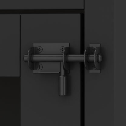 Grande cuccia angolare per cani per 2 cani, gabbia a forma di L - 58,7X41,1