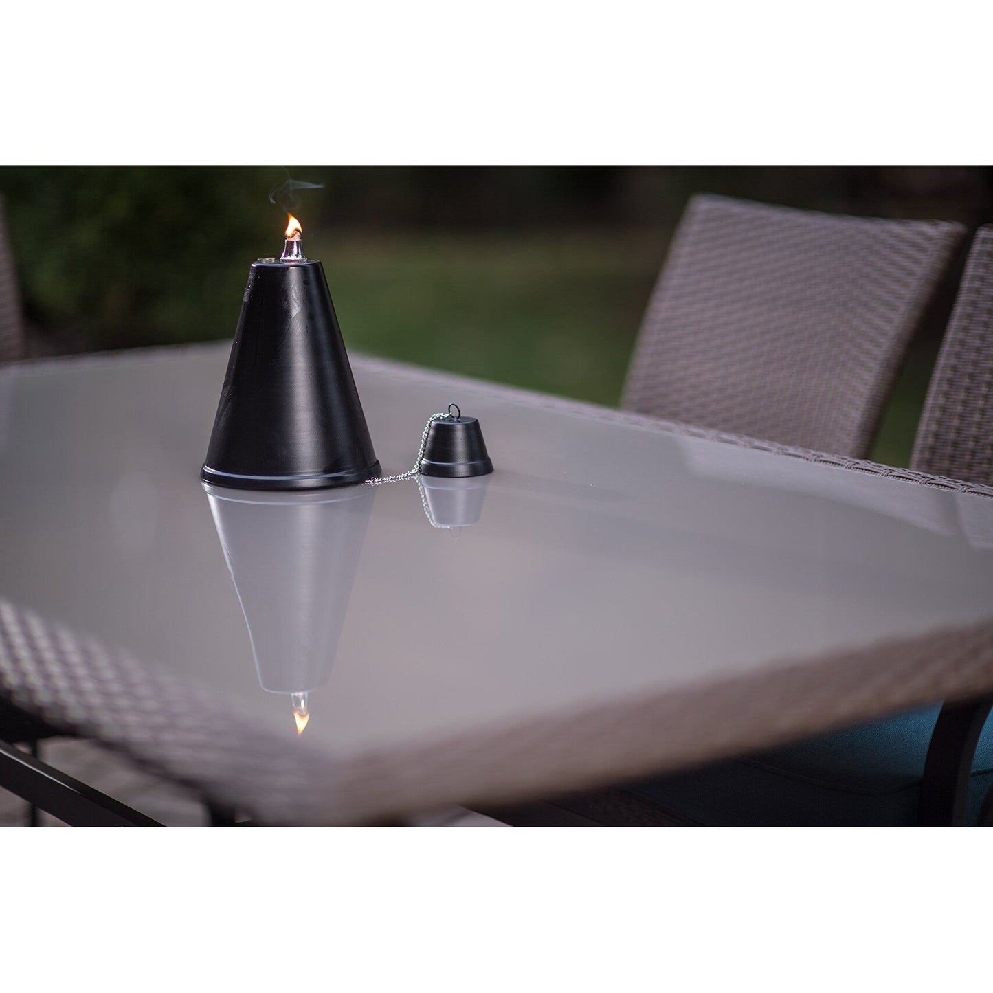 Grande torcia Tiki a cono hawaiano