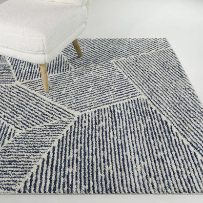 Tappeto moderno Larsen a righe varie