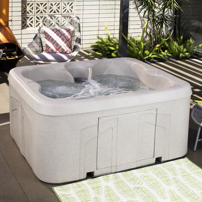 Spa Lifesmart LS100 Plug and Play da 4 persone, 13 getti, 110 V, con luce LED subacquea