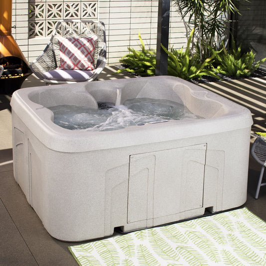 Spa Lifesmart LS100 Plug and Play da 4 persone, 13 getti, 110 V, con luce LED subacquea