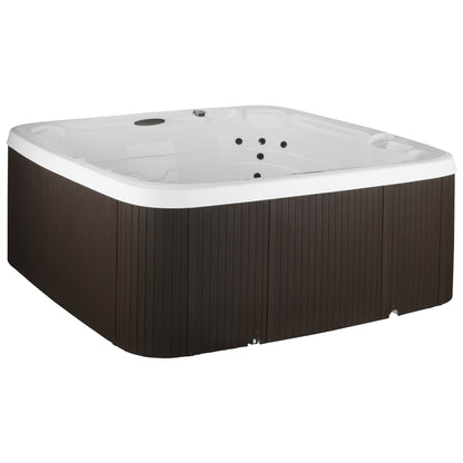 Lifesmart LS450DX Spa Plug and Play da 7 persone, 22 getti, 110 V, con cascata