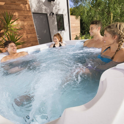 Lifesmart LS450DX Spa Plug and Play da 7 persone, 22 getti, 110 V, con cascata