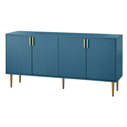 Credenza/buffet a quattro ante Lifestorey Tabaria Mid-Century