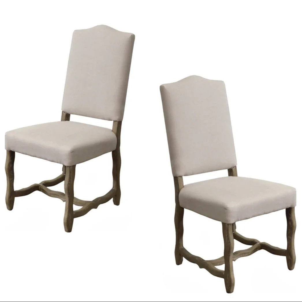 Sedia da pranzo Camelback in stile francese country