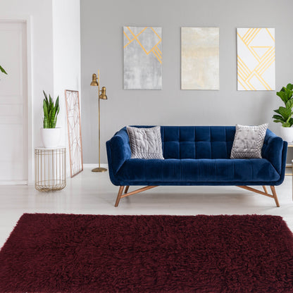 Tappeto Linon Flokati in lana spessa