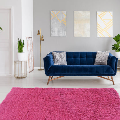 Tappeto Linon Flokati in lana spessa