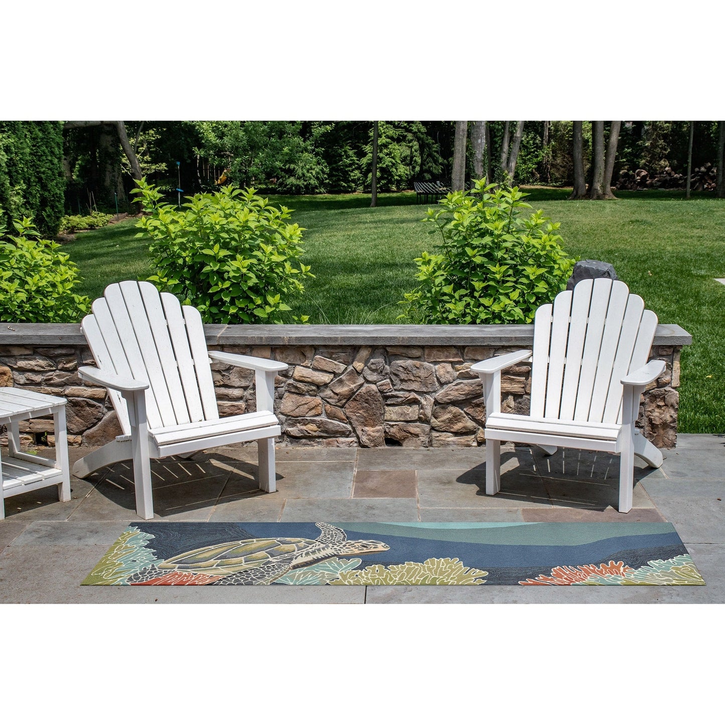 Liora Manne Ravella Akumal Tappeto per interni/esterni Ocean