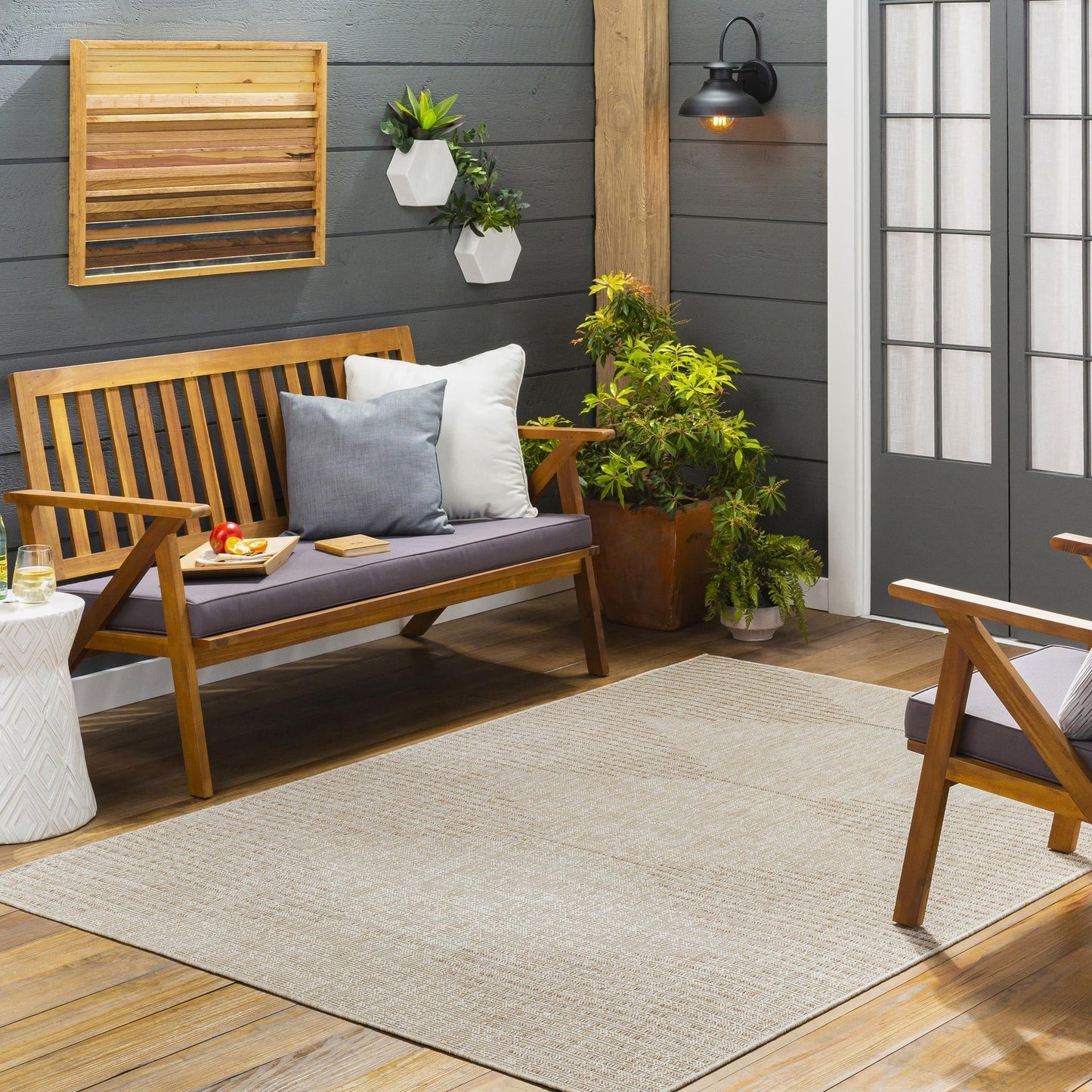 Tappeto da esterno Livabliss Eagean Bohemian Diamond