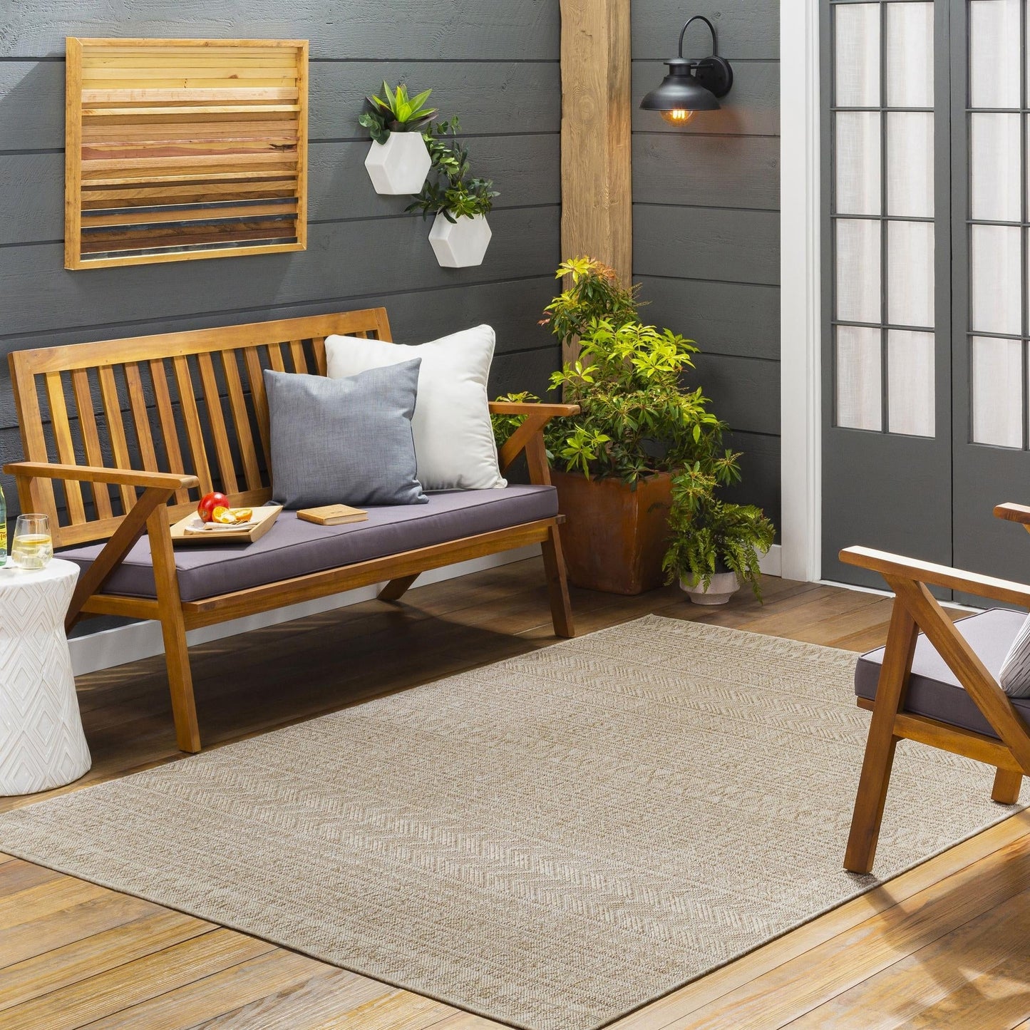 Tappeto da esterno Livabliss Eagean Bohemian Tribal