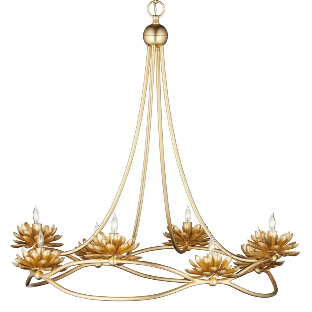 Lampadario Lotus Bloom Gold