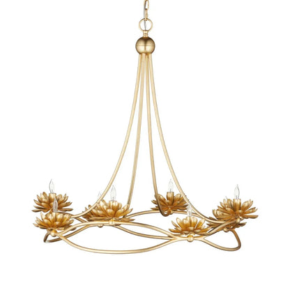 Lampadario Lotus Bloom Gold