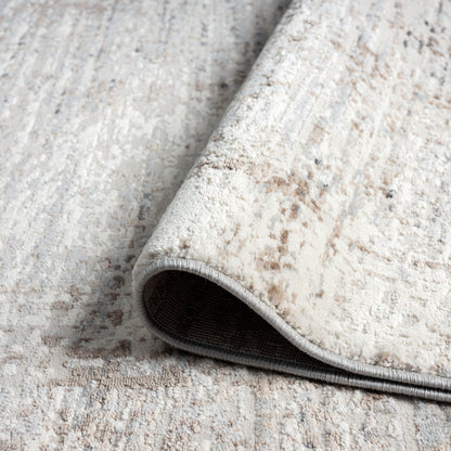 Tappeto Lumina a strisce astratte moderne e contemporanee a pelo lungo e corto