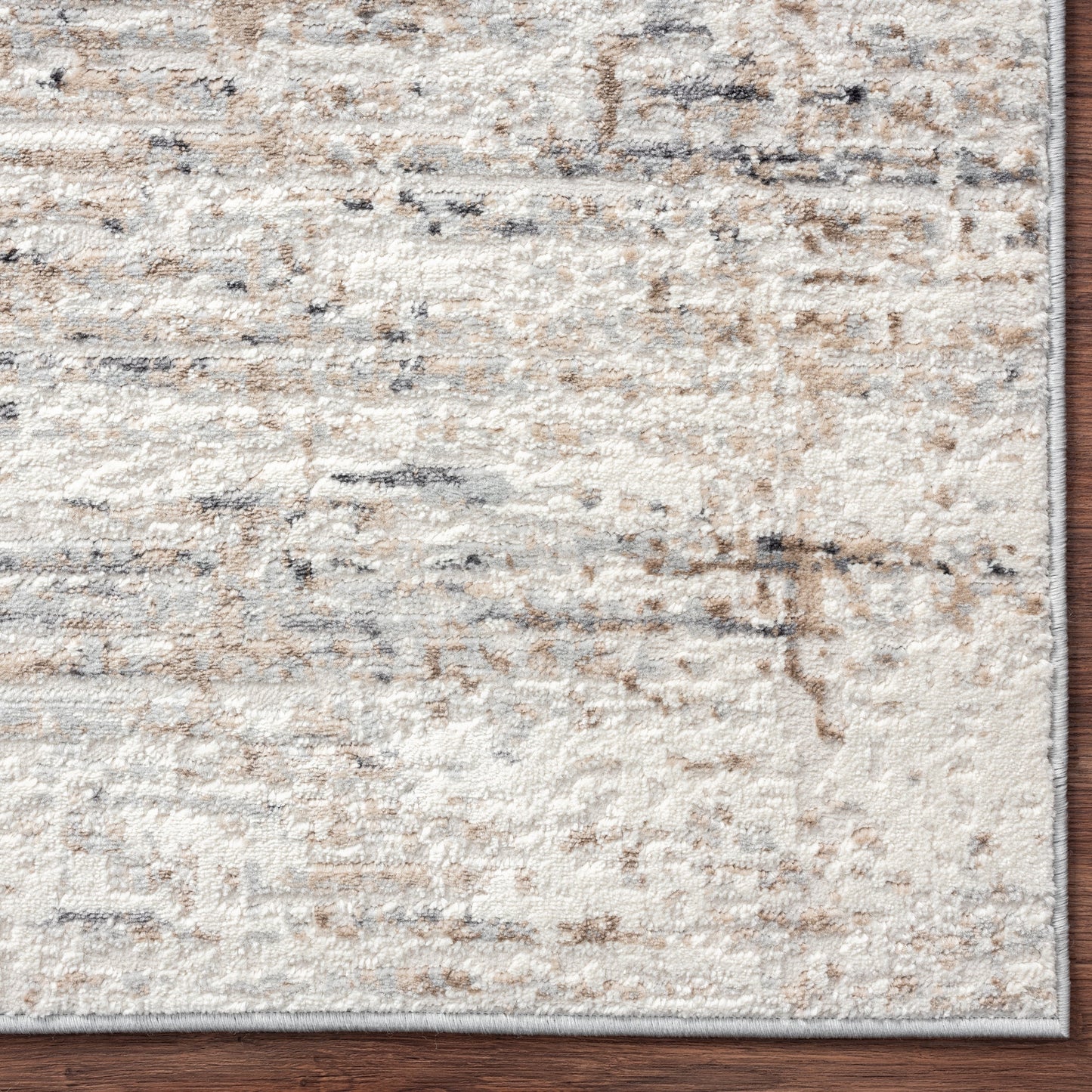 Tappeto Lumina a strisce astratte moderne e contemporanee a pelo lungo e corto