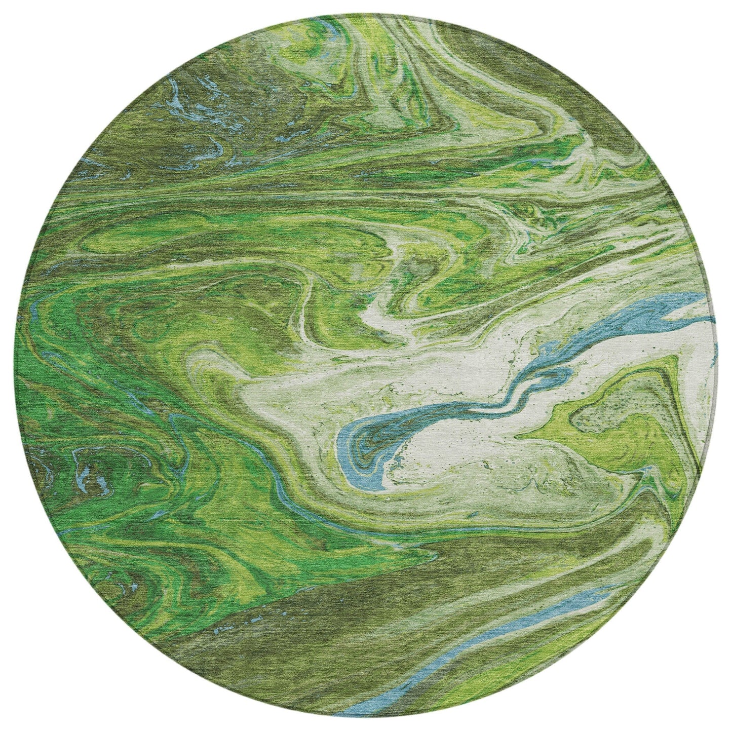 Tappeto Chantille con pennellate astratte, lavabile in lavatrice, per interni ed esterni