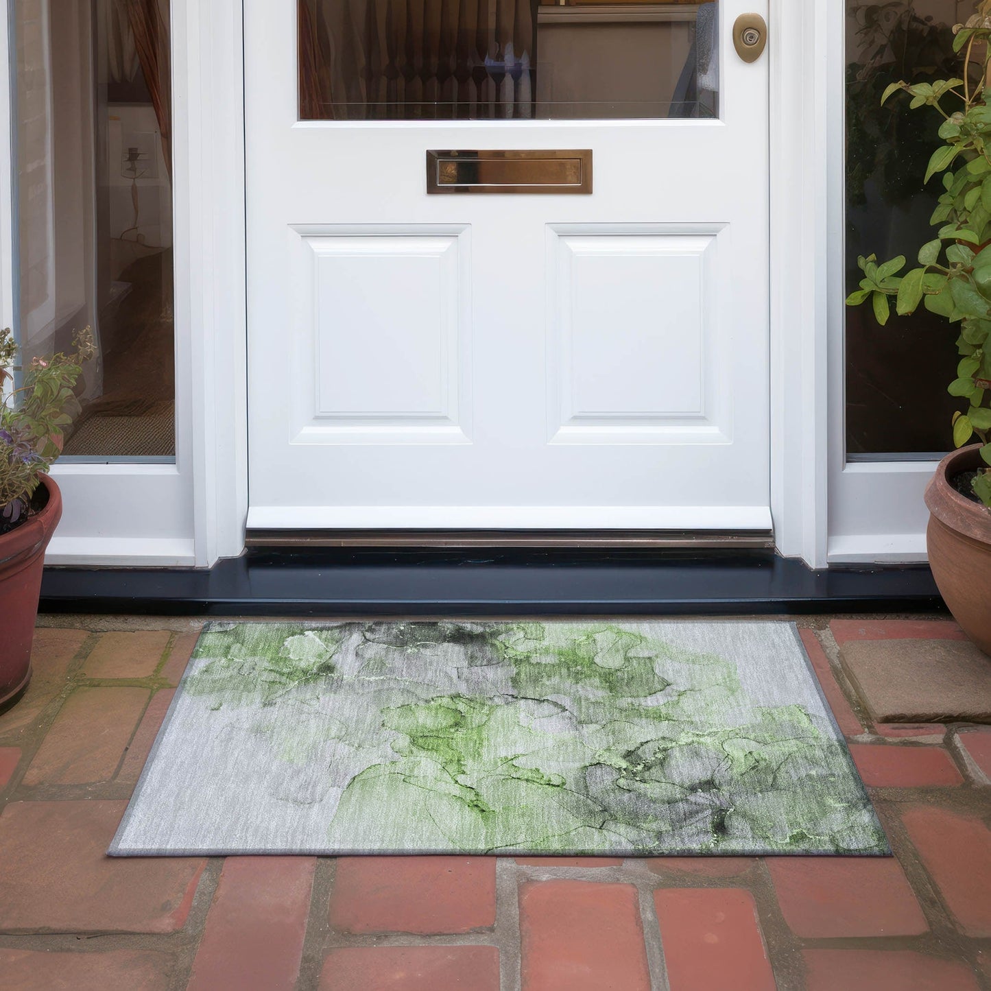 Tappeto Chantille astratto lavabile in lavatrice per interni/esterni