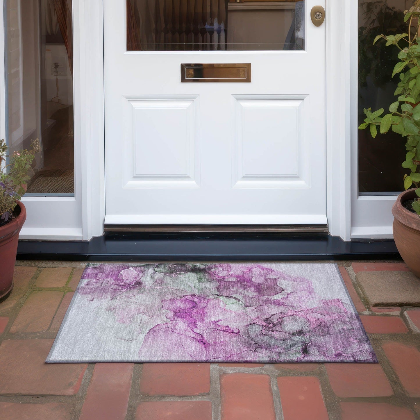 Tappeto Chantille astratto lavabile in lavatrice per interni/esterni