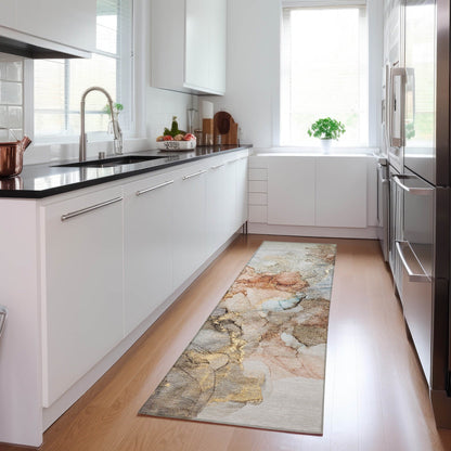 Tappeto Chantille astratto lavabile in lavatrice per interni/esterni