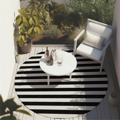 Tappeto Chantille a righe Cabana per interni/esterni lavabile in lavatrice