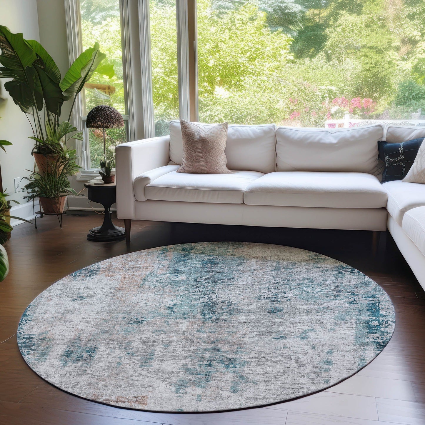 Tappeto Chantille Abstract Modern, lavabile in lavatrice, per interni ed esterni