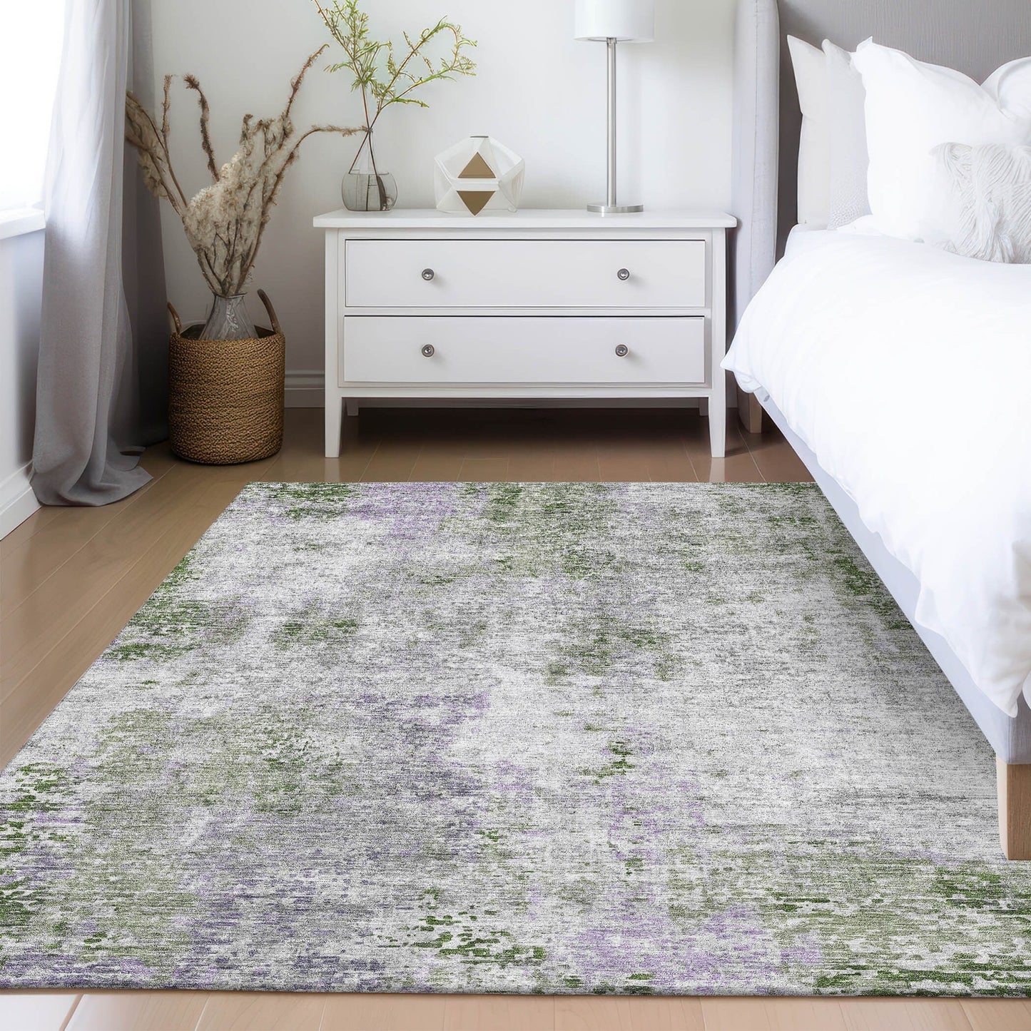 Tappeto Chantille Abstract Modern, lavabile in lavatrice, per interni ed esterni