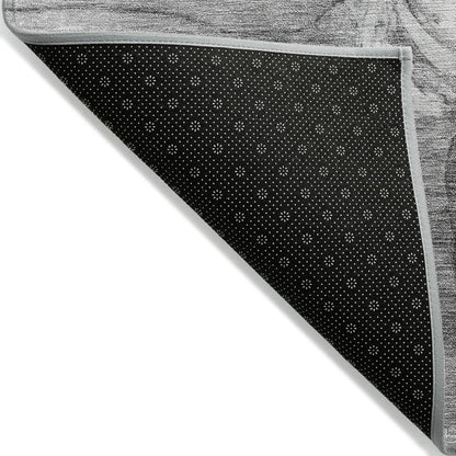 Tappeto moderno Chantille floreale lavabile in lavatrice per interni/esterni