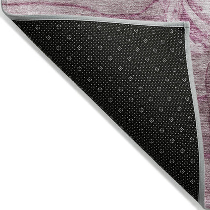 Tappeto moderno Chantille floreale lavabile in lavatrice per interni/esterni