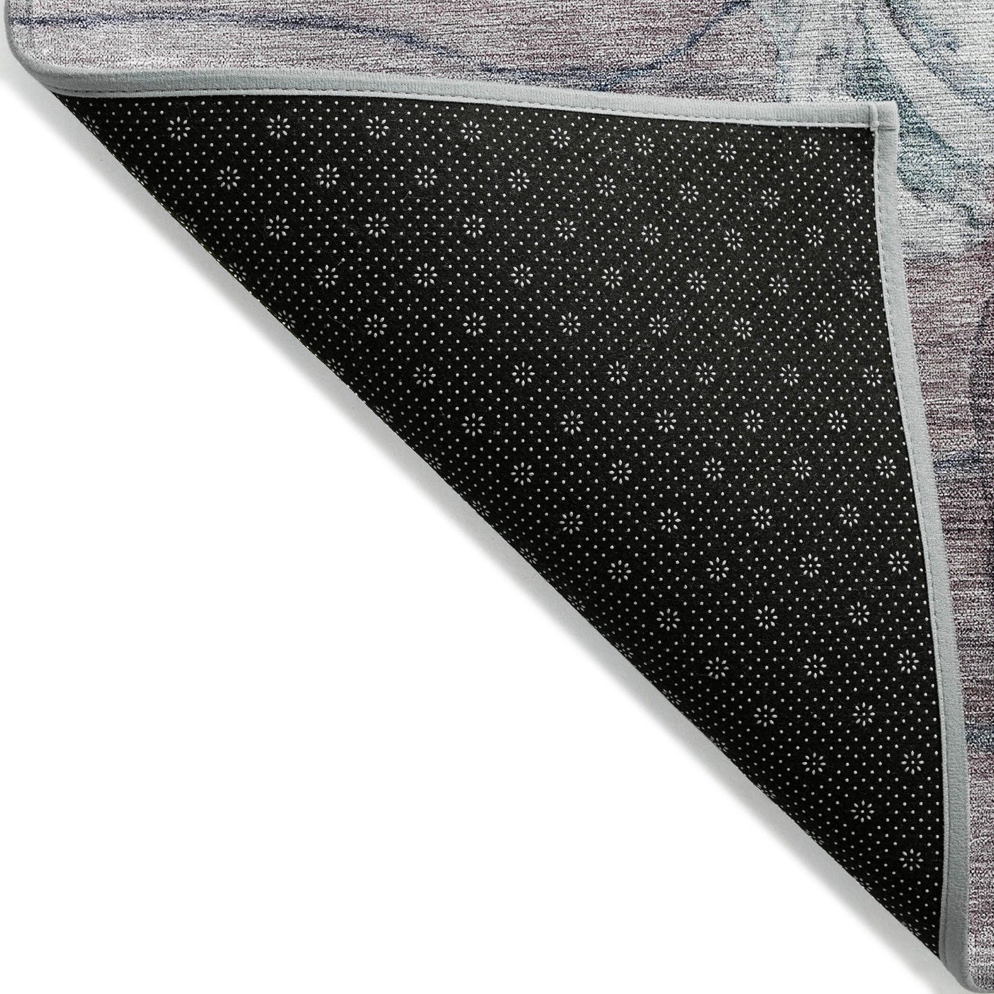 Tappeto moderno Chantille floreale lavabile in lavatrice per interni/esterni