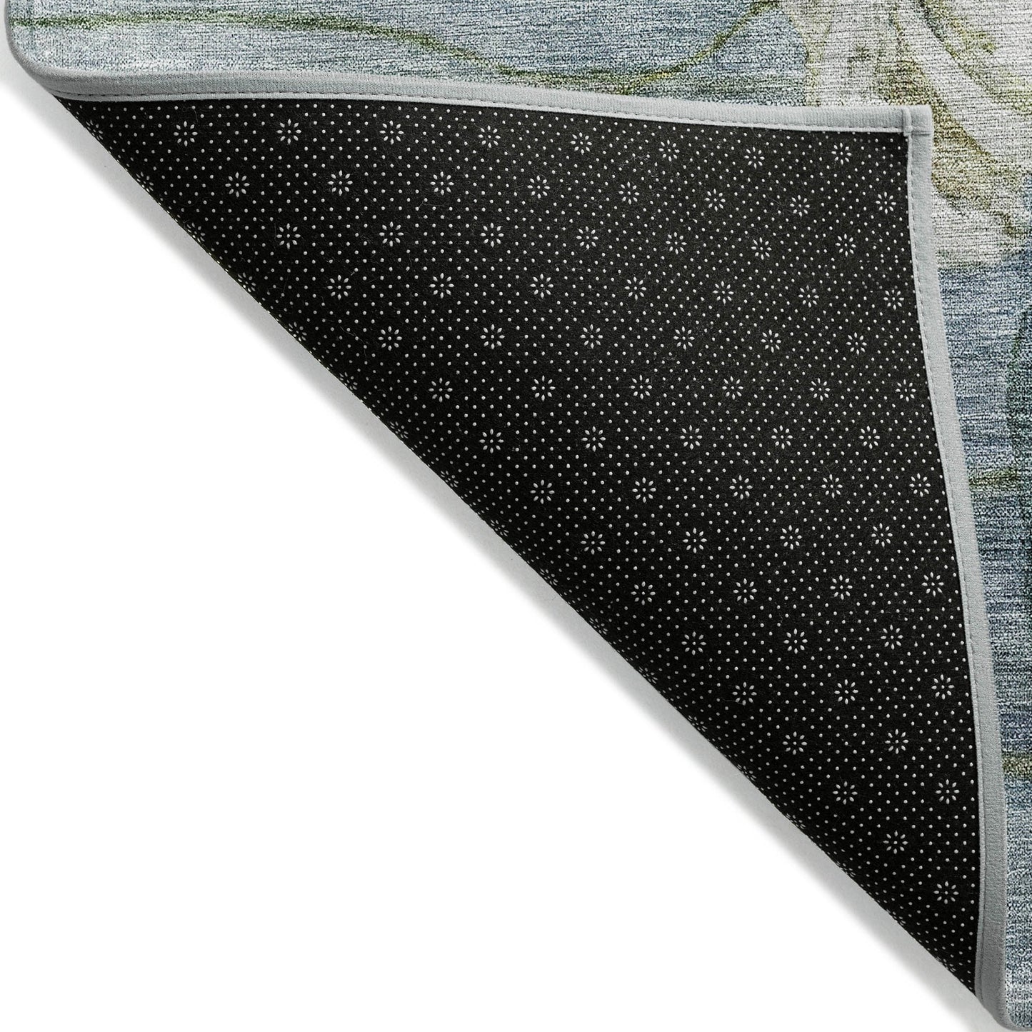 Tappeto moderno Chantille floreale lavabile in lavatrice per interni/esterni