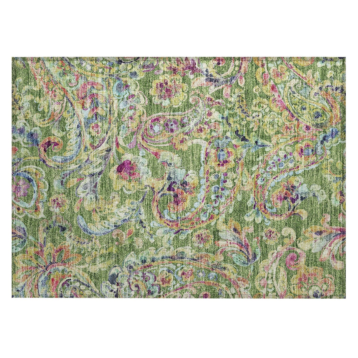 Tappeto Chantille tradizionale a volute, lavabile in lavatrice, per interni ed esterni