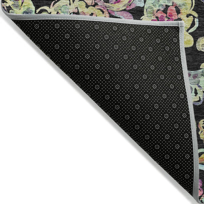 Tappeto Chantille tradizionale a volute, lavabile in lavatrice, per interni ed esterni